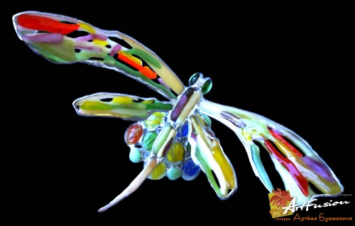 Изделие из стекла при совмещении технологи