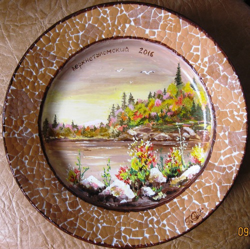 Заполярный край. р. Тулома у водопада