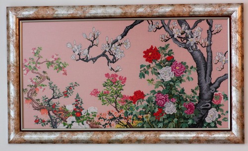 Вышивка, вышитая картина Восточные мотивы