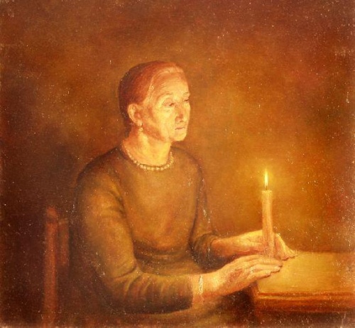 Женщина со свечой 