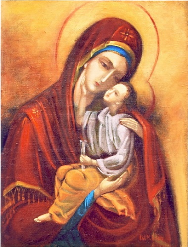 икона Мария с младенцем