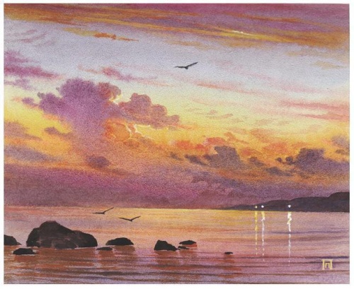 Вечер у моря