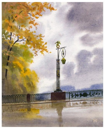 У Летнего сада после дождя