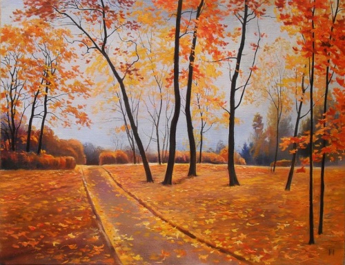 Осень пламенеет