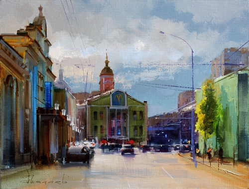 "Просто летний дождь прошёл" Серпуховская площадь