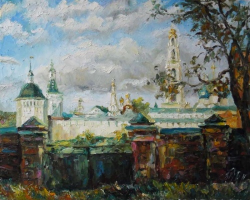 У ворот Московской Духовной семинарии