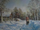 "Зимнее утро", холст / масло, 50 х65 см., 2011 г.
