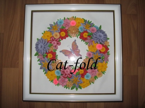 Картина-панно Летнее настроение в рамке, под стеклом.