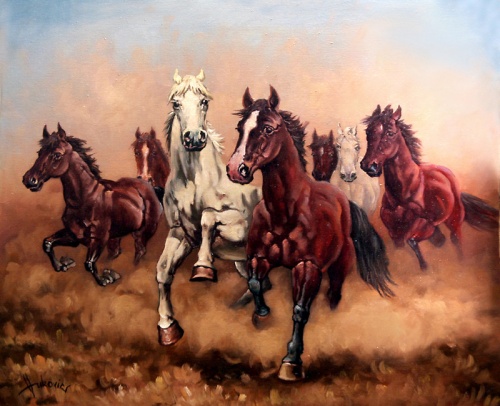Спешите моих лошадей - семь ангелов