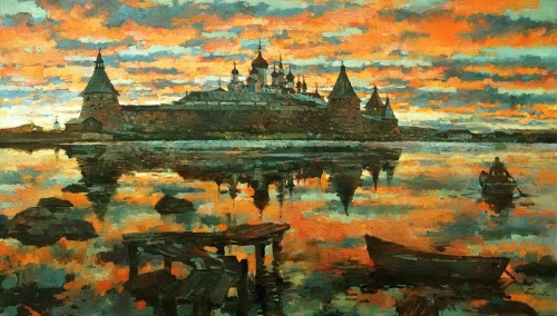 Закат над Святым озером