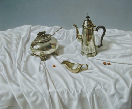 Серебро на белом