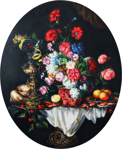 Голландский натюрморт с цветами