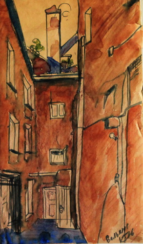 Дворик в старом Вильнюсе