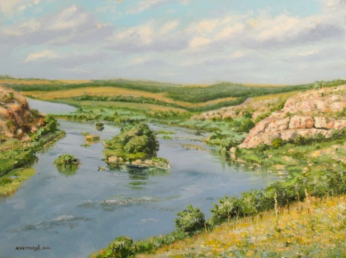 Южный Буг,близ Южноукраинска